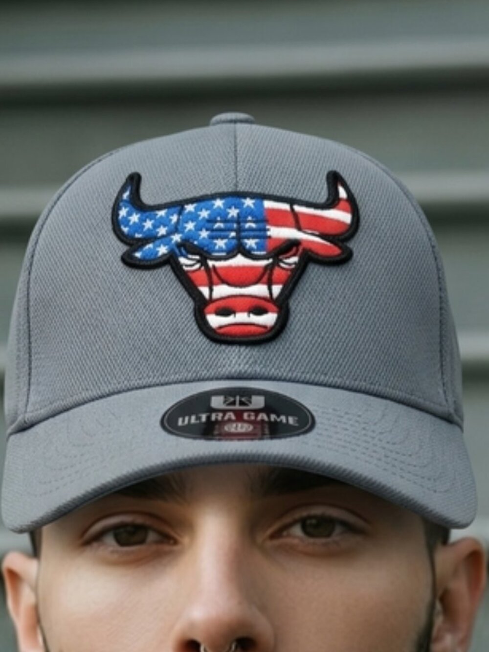 Chicago Bulls Patriotic NBA Cap Hat Ultra Game NWT One Size
